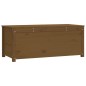 vidaXL Caja almacenaje madera maciza pino marrón miel 110x50x45,5 cm vidaXL Caja almacenaje madera maciza pino marrón miel 110x50x45,5 cm