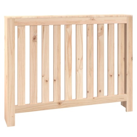 vidaXL Cubierta de radiador madera maciza de pino 108,5x19x84 cm
