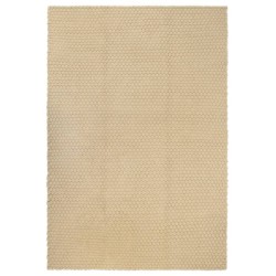 vidaXL Alfombra rectangular algodón natural 120x180 cm