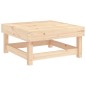 vidaXL Taburetes de jardín con cojines 2 uds madera maciza de pino vidaXL Taburetes de jardín con cojines 2 uds madera maciza de pino
