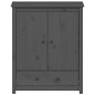 vidaXL Aparador alto de madera maciza de pino gris 83x41,5x100 cm vidaXL Aparador alto de madera maciza de pino gris 83x41,5x100 cm