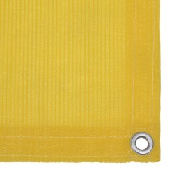 vidaXL Toldo para balcón HDPE amarillo 75x300 cm 