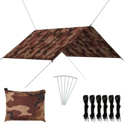 vidaXL Lona de exterior camuflaje 3x2,85 m
