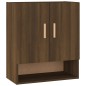 vidaXL Armario de pared madera contrachapada marrón roble 60x31x70 cm vidaXL Armario de pared madera contrachapada marrón roble 60x31x70 cm