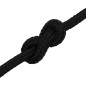 vidaXL Cuerda de trabajo poliéster negro 6 mm 25 m vidaXL Cuerda de trabajo poliéster negro 6 mm 25 m