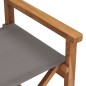 vidaXL Sillas de director plegables 2 unidades madera maciza teca gris vidaXL Sillas de director plegables 2 unidades madera maciza teca gris
