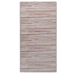 vidaXL Alfombra de exterior PP marrón 190x290 cm