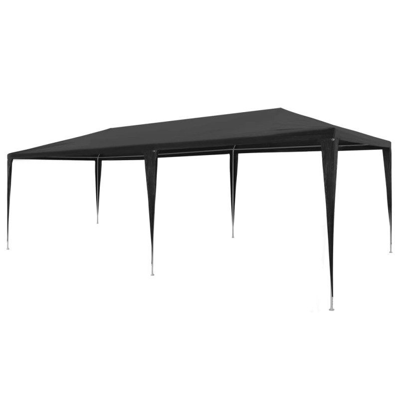 vidaXL Carpa para fiestas PE gris antracita 3x6 m vidaXL Carpa para fiestas PE gris antracita 3x6 m
