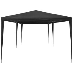 vidaXL Carpa para fiestas PE gris antracita 3x6 m