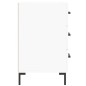 vidaXL Mesita de noche madera de ingeniería blanco 40x40x66 cm vidaXL Mesita de noche madera de ingeniería blanco 40x40x66 cm