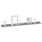 vidaXL Estantes de pared 2 unidades gris 100x9x3 cm vidaXL Estantes de pared 2 unidades gris 100x9x3 cm