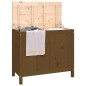 vidaXL Baúl para colada madera maciza pino marrón miel 88,5x44x76 cm vidaXL Baúl para colada madera maciza pino marrón miel 88,5x44x76 cm