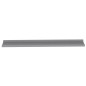 vidaXL Estantes de pared 2 unidades gris 100x9x3 cm vidaXL Estantes de pared 2 unidades gris 100x9x3 cm