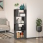 vidaXL Estantería/divisor de espacios madera de pino gris 51x25x132 cm vidaXL Estantería/divisor de espacios madera de pino gris 51x25x132 cm