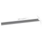 vidaXL Estantes de pared 2 unidades gris 100x9x3 cm vidaXL Estantes de pared 2 unidades gris 100x9x3 cm