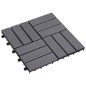 vidaXL Baldosas de terraza 10 uds madera acacia gris lavado 30x30 cm vidaXL Baldosas de terraza 10 uds madera acacia gris lavado 30x30 cm