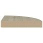vidaXL Estantes flotantes de esquina 2 uds MDF roble 25x25x3,8 cm vidaXL Estantes flotantes de esquina 2 uds MDF roble 25x25x3,8 cm