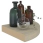 vidaXL Estantes flotantes de esquina 2 uds MDF roble 25x25x3,8 cm vidaXL Estantes flotantes de esquina 2 uds MDF roble 25x25x3,8 cm