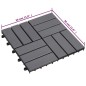 vidaXL Baldosas de terraza 10 uds madera acacia gris lavado 30x30 cm vidaXL Baldosas de terraza 10 uds madera acacia gris lavado 30x30 cm