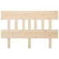 vidaXL Cabecero de cama madera maciza de pino 203,5x3x81 cm