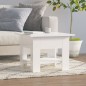 vidaXL Mesa de centro madera de ingeniería brillo blanco 55x55x42 cm vidaXL Mesa de centro madera de ingeniería brillo blanco 55x55x42 cm