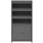 vidaXL Aparador alto madera maciza de pino gris 80x35x154 cm vidaXL Aparador alto madera maciza de pino gris 80x35x154 cm