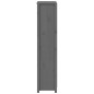 vidaXL Aparador alto madera maciza de pino gris 80x35x154 cm vidaXL Aparador alto madera maciza de pino gris 80x35x154 cm