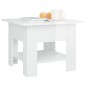 vidaXL Mesa de centro madera de ingeniería brillo blanco 55x55x42 cm vidaXL Mesa de centro madera de ingeniería brillo blanco 55x55x42 cm