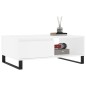 vidaXL Mesa de centro madera de ingeniería blanco 90x60x35 cm vidaXL Mesa de centro madera de ingeniería blanco 90x60x35 cm