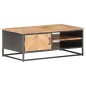 vidaXL Mesa de centro de madera maciza de acacia 90x50x35 cm vidaXL Mesa de centro de madera maciza de acacia 90x50x35 cm