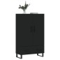 vidaXL Aparador alto madera de ingeniería negro 69,5x31x115 cm vidaXL Aparador alto madera de ingeniería negro 69,5x31x115 cm