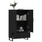 vidaXL Aparador alto madera de ingeniería negro 69,5x31x115 cm vidaXL Aparador alto madera de ingeniería negro 69,5x31x115 cm