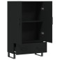 vidaXL Aparador alto madera de ingeniería negro 69,5x31x115 cm vidaXL Aparador alto madera de ingeniería negro 69,5x31x115 cm