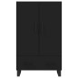 vidaXL Aparador alto madera de ingeniería negro 69,5x31x115 cm vidaXL Aparador alto madera de ingeniería negro 69,5x31x115 cm