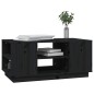 vidaXL Mesa de centro de madera maciza de pino negro 90x49x40,5 cm vidaXL Mesa de centro de madera maciza de pino negro 90x49x40,5 cm