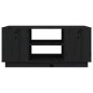 vidaXL Mesa de centro de madera maciza de pino negro 90x49x40,5 cm vidaXL Mesa de centro de madera maciza de pino negro 90x49x40,5 cm