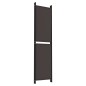 vidaXL Biombo divisor de 5 paneles de tela marrón 250x200 cm vidaXL Biombo divisor de 5 paneles de tela marrón 250x200 cm
