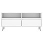 vidaXL Mueble para TV madera contrachapada blanco 100x34,5x44,5 cm