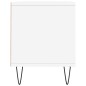 vidaXL Mueble para TV madera contrachapada blanco 100x34,5x44,5 cm