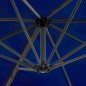 vidaXL Sombrilla voladiza con poste de aluminio azul celeste 300 cm vidaXL Sombrilla voladiza con poste de aluminio azul celeste 300 cm