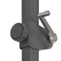 vidaXL Sombrilla voladiza con poste de aluminio azul celeste 300 cm vidaXL Sombrilla voladiza con poste de aluminio azul celeste 300 cm