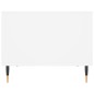 vidaXL Mesa de centro madera de ingeniería blanca 60x50x40 cm vidaXL Mesa de centro madera de ingeniería blanca 60x50x40 cm