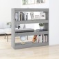 vidaXL Estantería/divisor espacios gris Sonoma 100x30x103 cm vidaXL Estantería/divisor espacios gris Sonoma 100x30x103 cm