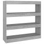 vidaXL Estantería/divisor espacios gris Sonoma 100x30x103 cm vidaXL Estantería/divisor espacios gris Sonoma 100x30x103 cm