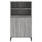 vidaXL Aparador alto de madera contrachapada gris Sonoma 60x36x110 cm vidaXL Aparador alto de madera contrachapada gris Sonoma 60x36x110 cm