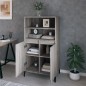 vidaXL Aparador alto de madera contrachapada gris Sonoma 60x36x110 cm vidaXL Aparador alto de madera contrachapada gris Sonoma 60x36x110 cm