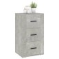 vidaXL Aparador de madera contrachapada gris hormigón 40x33x70 cm vidaXL Aparador de madera contrachapada gris hormigón 40x33x70 cm