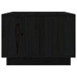 vidaXL Mesa de centro de madera maciza de pino negro 80x50x35 cm vidaXL Mesa de centro de madera maciza de pino negro 80x50x35 cm