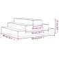 vidaXL Jardinera de madera maciza de pino gris 80x80x27 cm