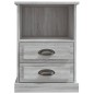 vidaXL Mesita de noche color gris Sonoma 43x36x60 cm vidaXL Mesita de noche color gris Sonoma 43x36x60 cm